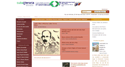 Desktop Screenshot of cubaliteraria.com